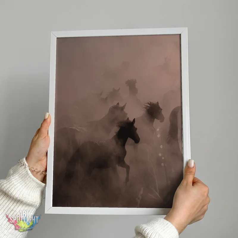 HORSES IN THE DUST