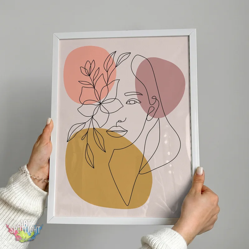 WOMAN WITH FLOWERS