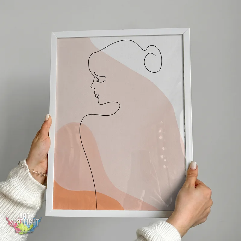 WOMAN IN PROFILE