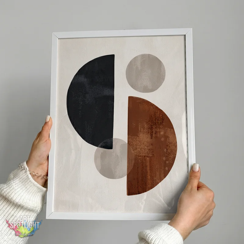 EARTH TONE GEOMETRIC SHAPES