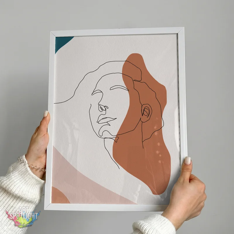 ABSTRACT LINE PORTRAIT