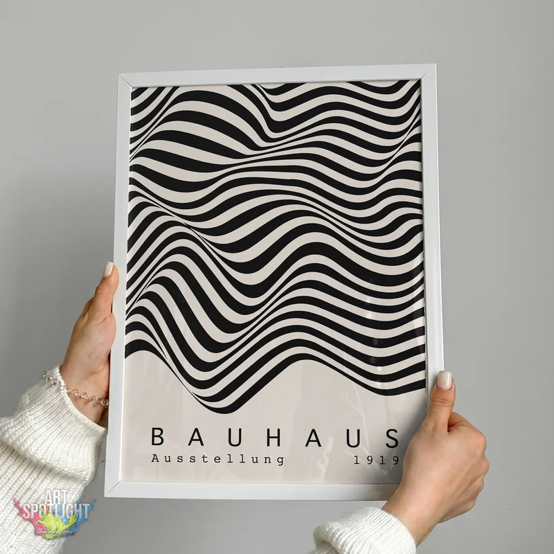 BLACK AND WHITE WAVES