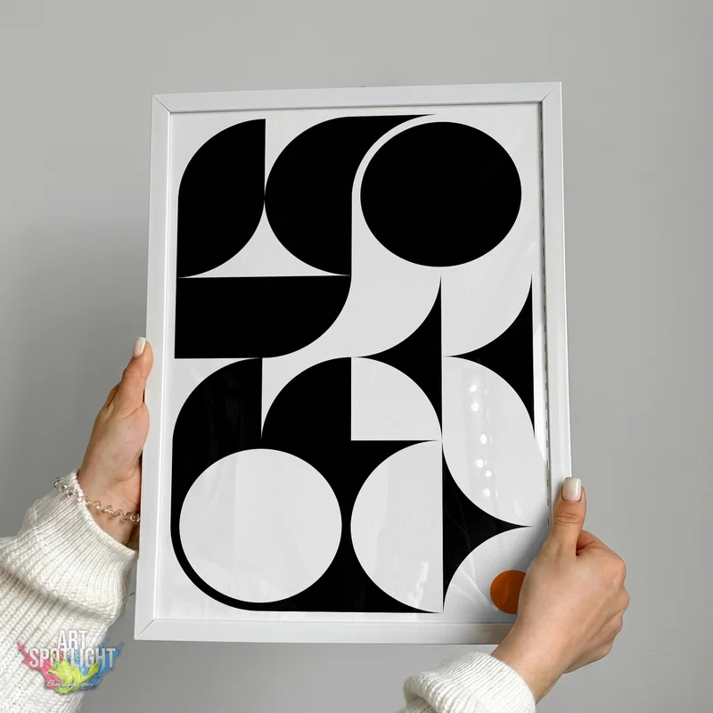 BLACK CURVES ORANGE CIRCLE
