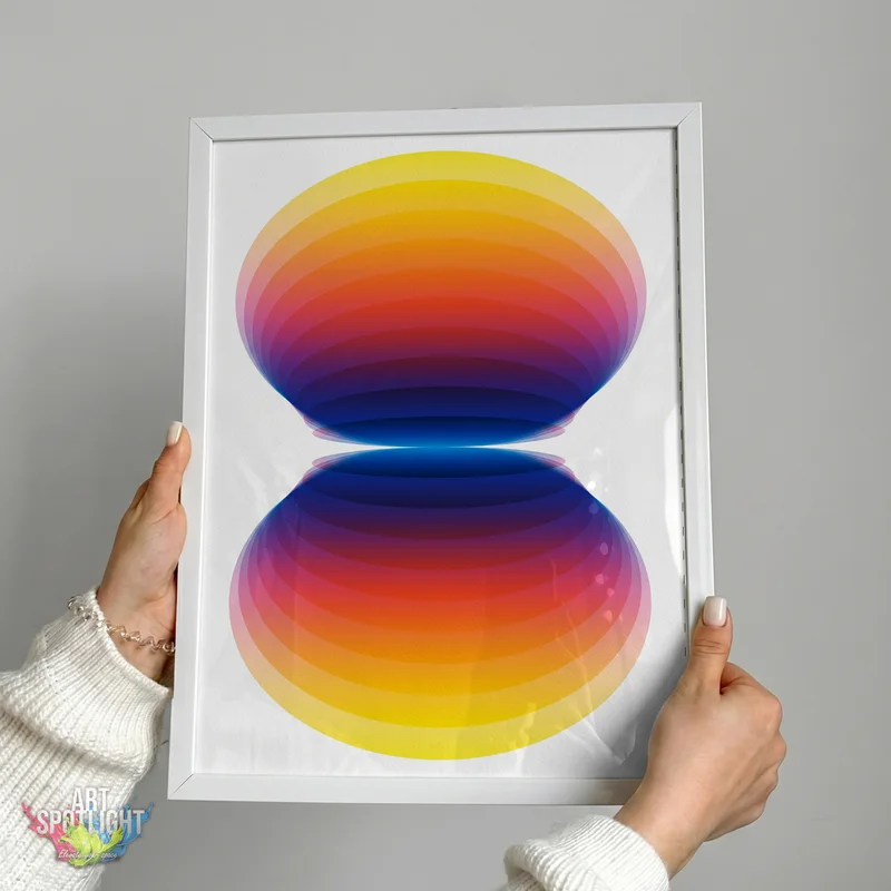MIRRORED RAINBOW ELLIPSES