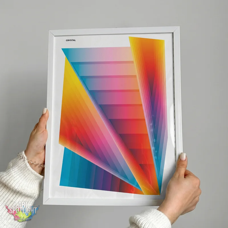 COLORFUL GEOMETRIC CRYSTAL
