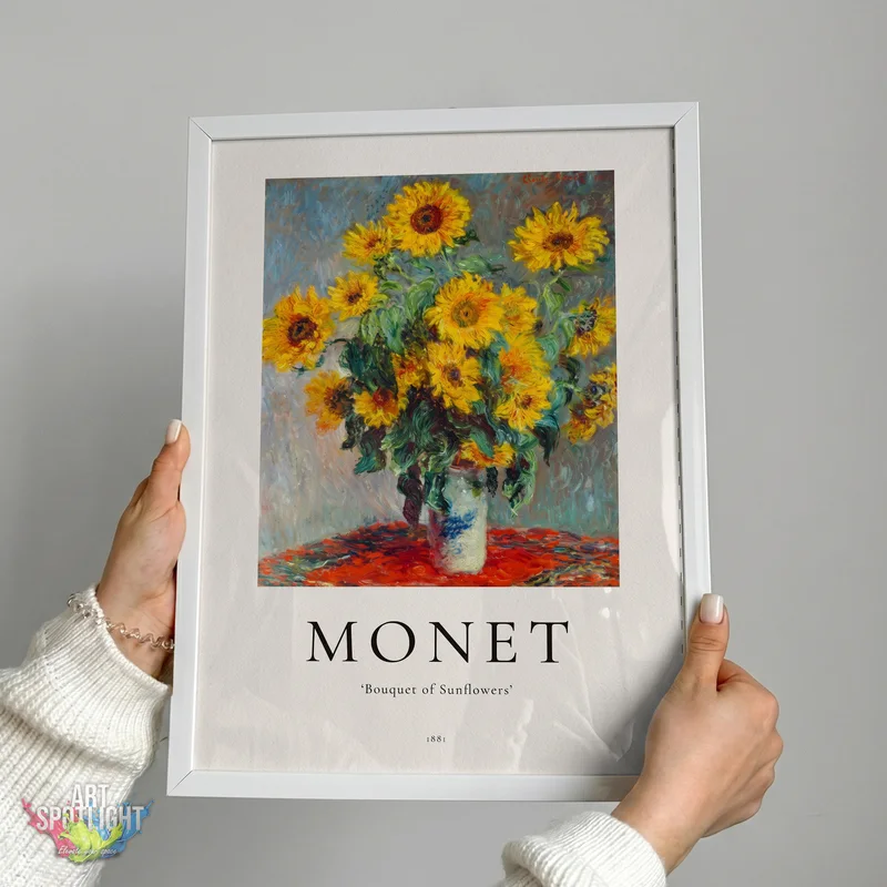 BOUQUET OF SUNFLOWERS — CLAUDE MONET