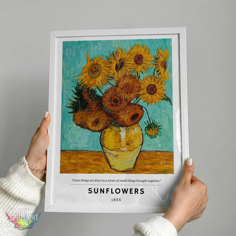 SUNFLOWERS BY VINCENT VAN GOGH