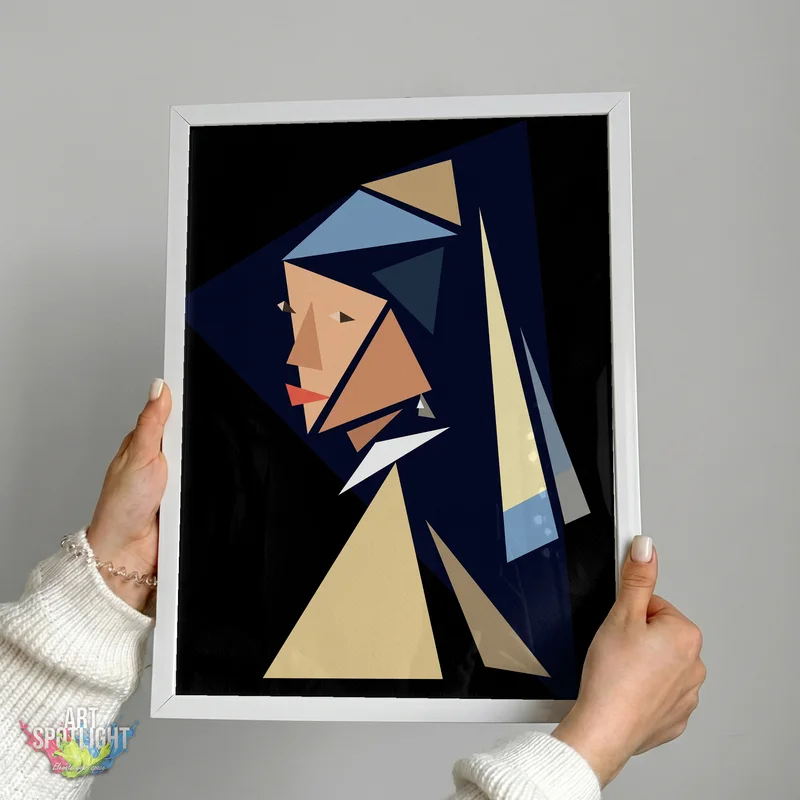 PORTRAIT IN MIDNIGHT TRIANGLES