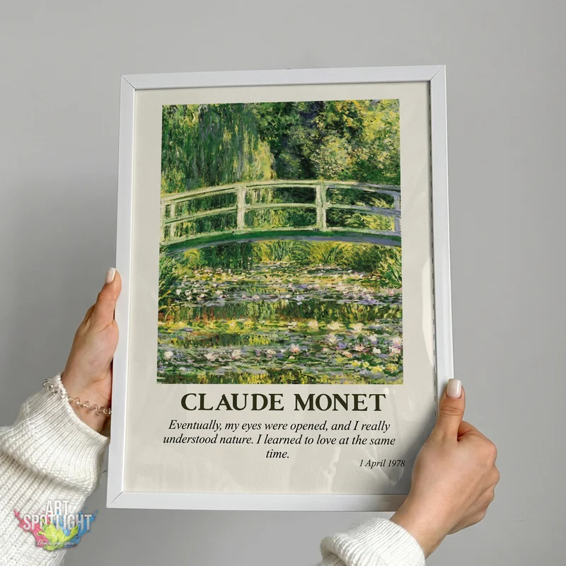 CLAUDE MONET — LILY POND BRIDGE