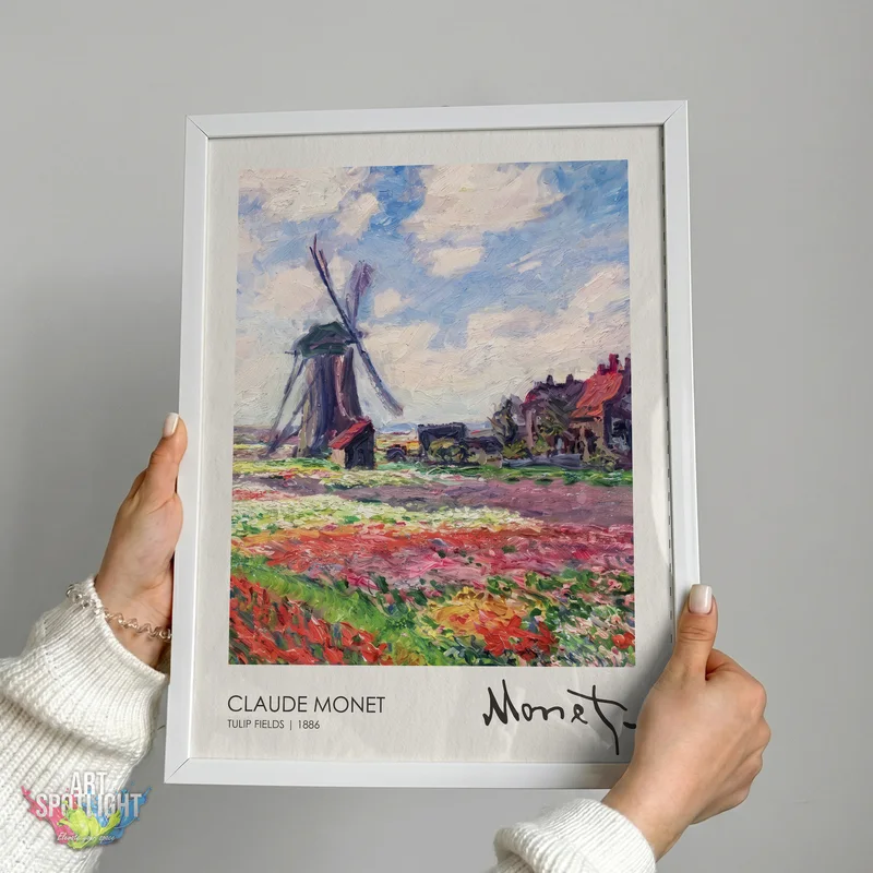 TULIP FIELDS — CLAUDE MONET