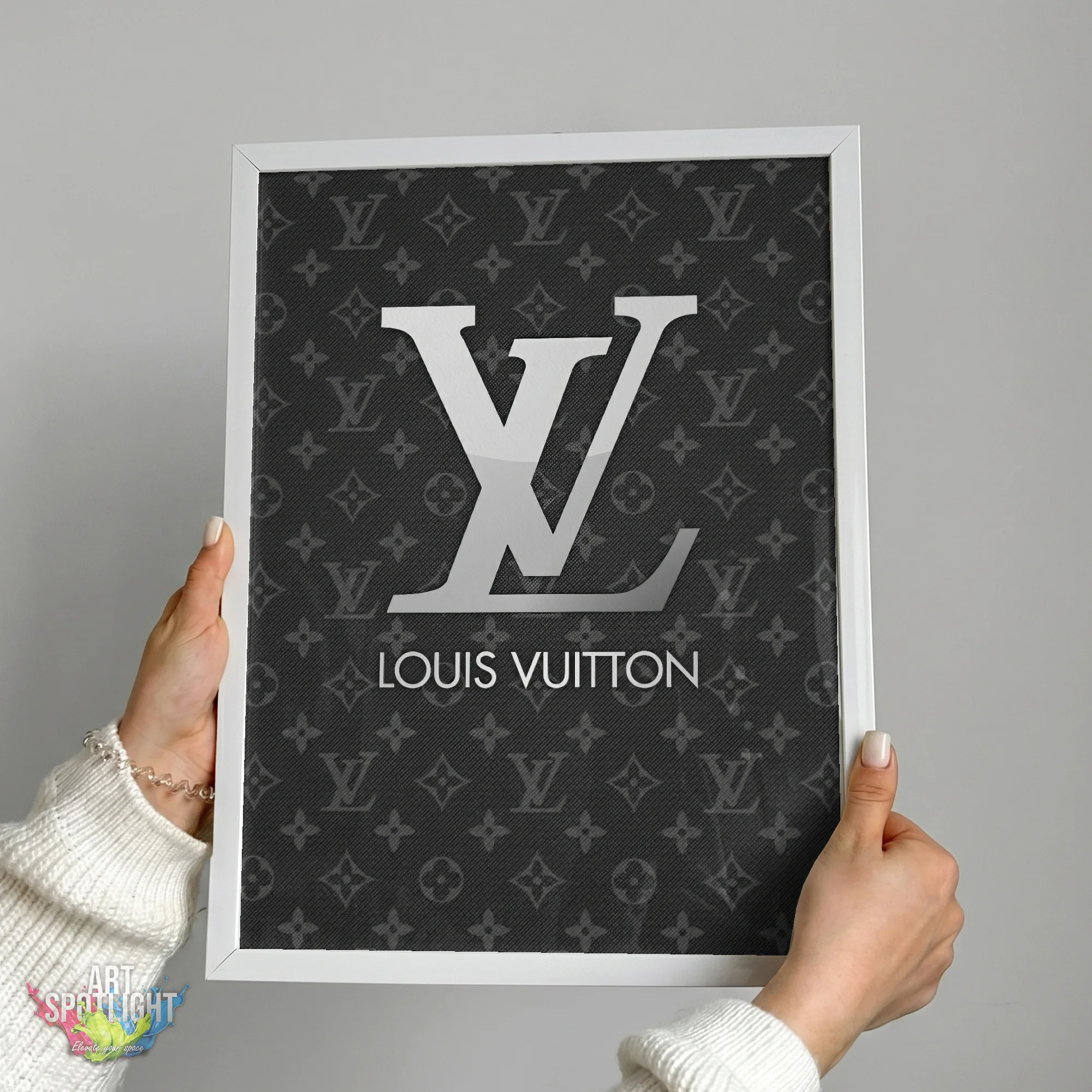 LOUIS VUITTON BLACK MONOGRAM