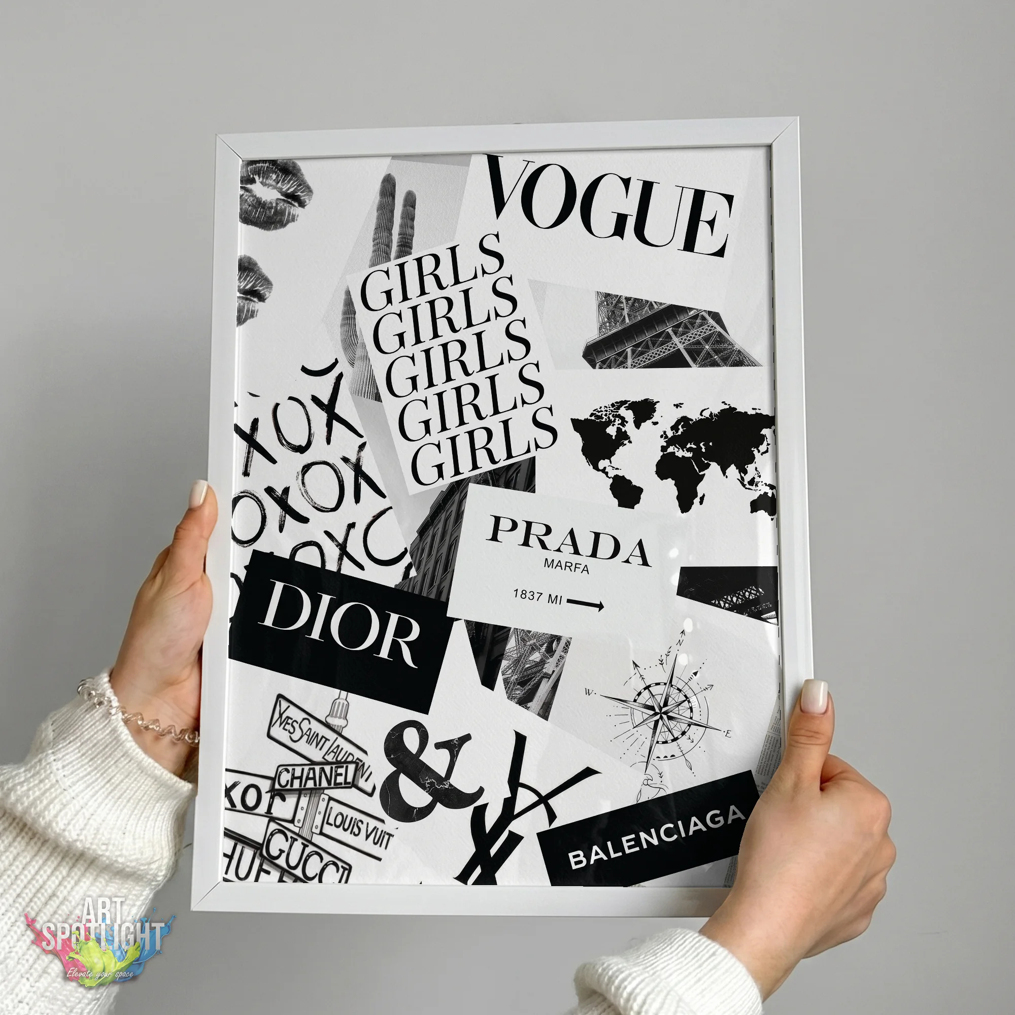 LUXURY FASHION COLLAGE