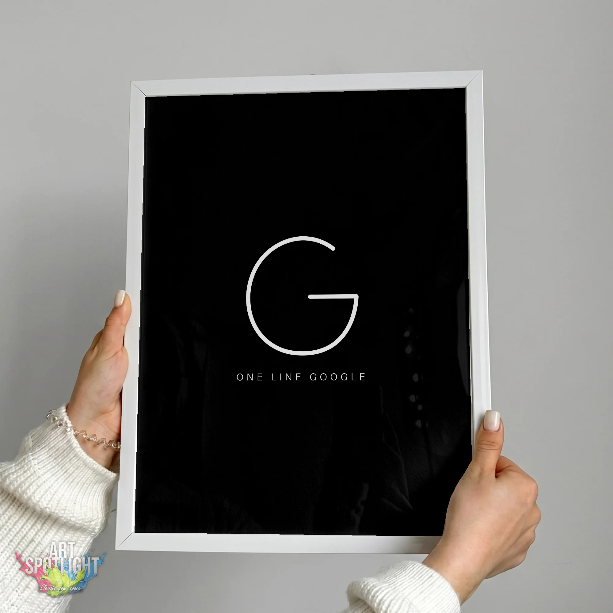 GOOGLE ONE LINE LOGO