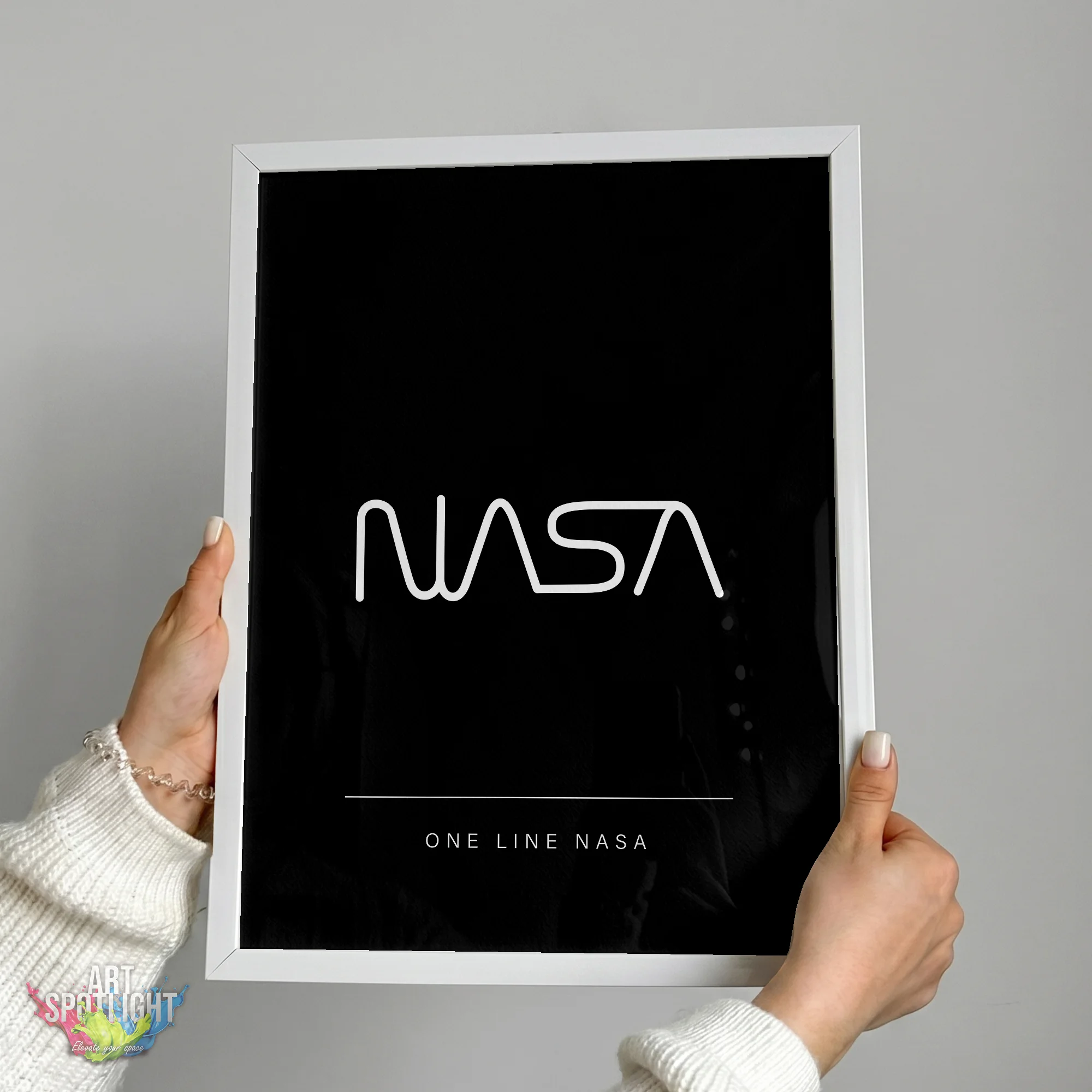 NASA ONE LINE LOGO