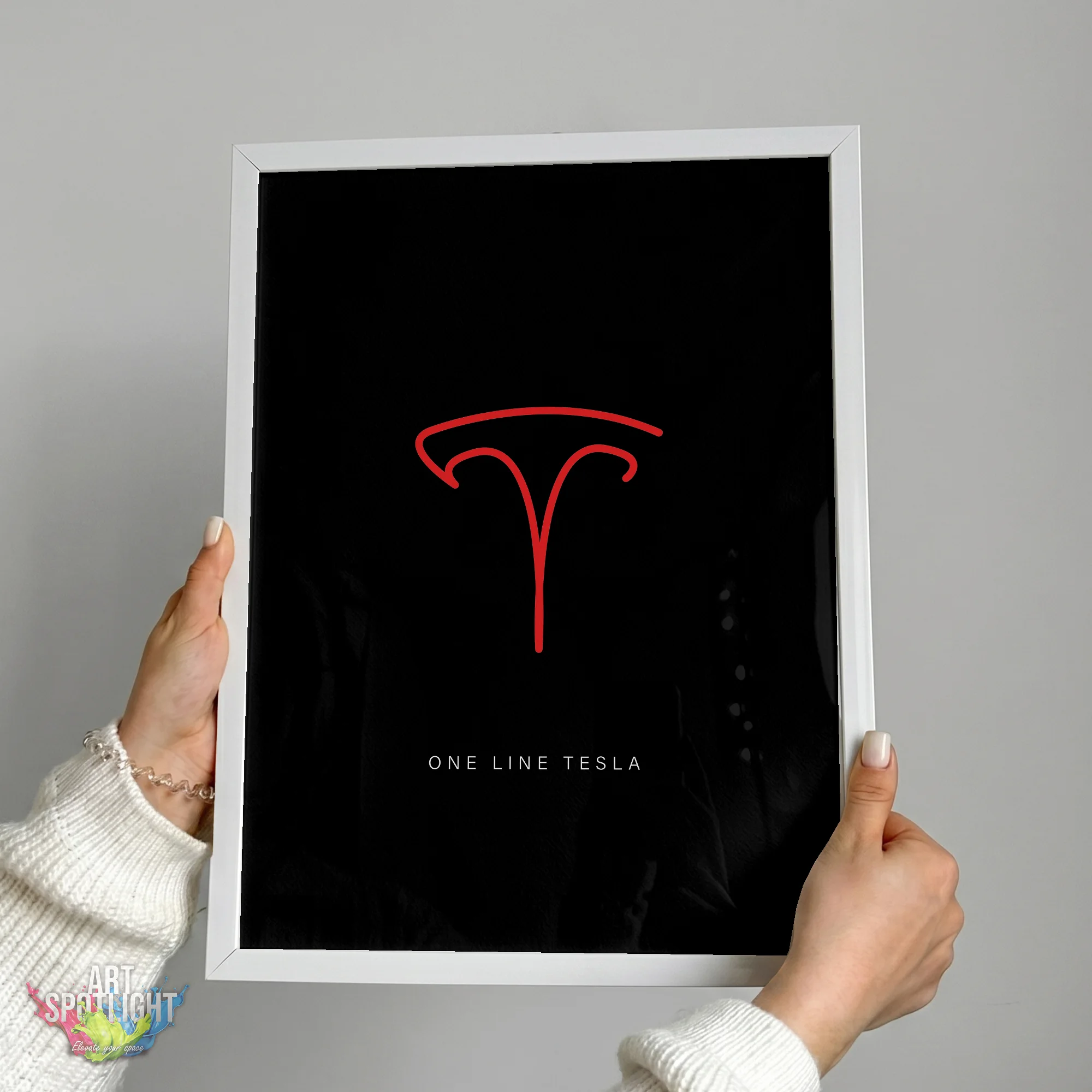 TESLA ONE LINE LOGO