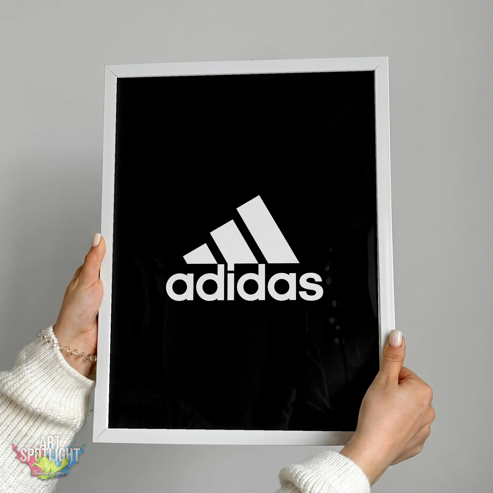 ADIDAS WHITE LOGO