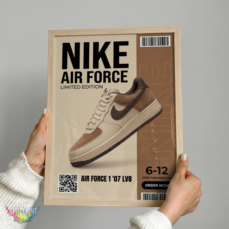 NIKE AIR FORCE 1 TAN