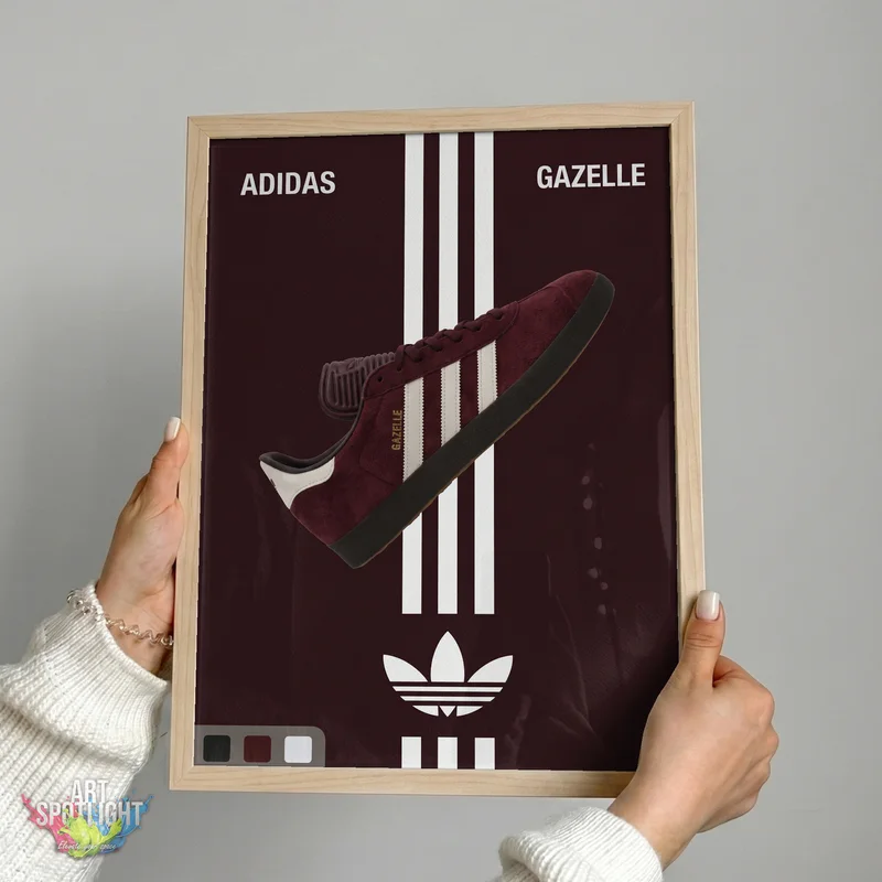ADIDAS GAZELLE BURGUNDY