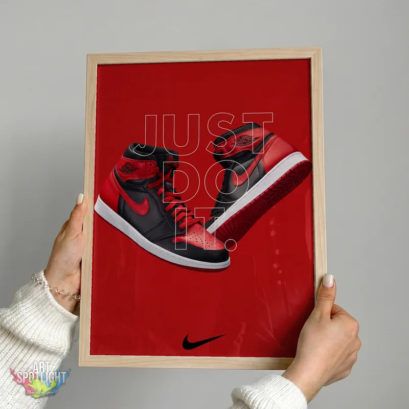 AIR JORDAN 1 BLACK AND RED