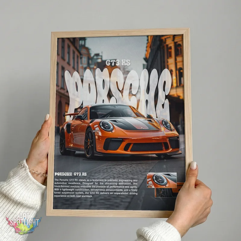 ORANGE PORSCHE 911 GT3 RS