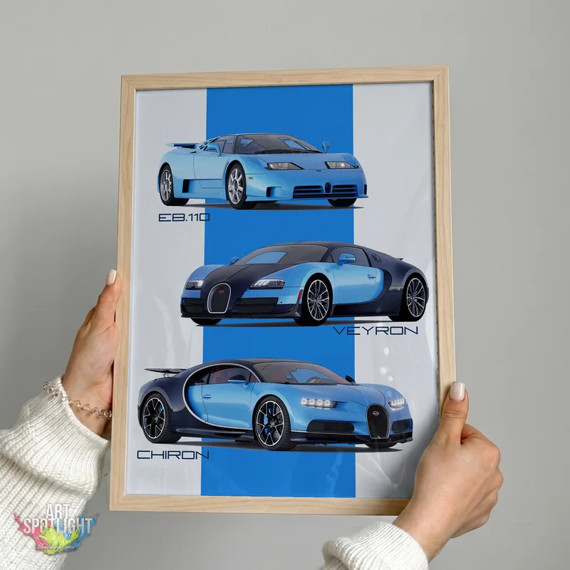 BUGATTI SUPERCAR EVOLUTION