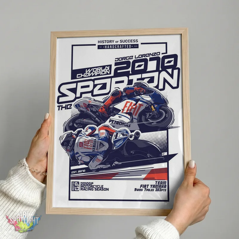 JORGE LORENZO 2010 WORLD CHAMPION
