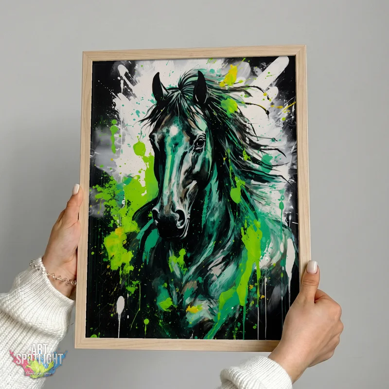 EMERALD HORSE PORTRAIT