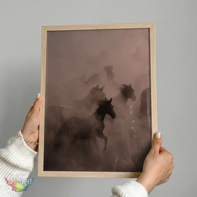 HORSES IN THE DUST