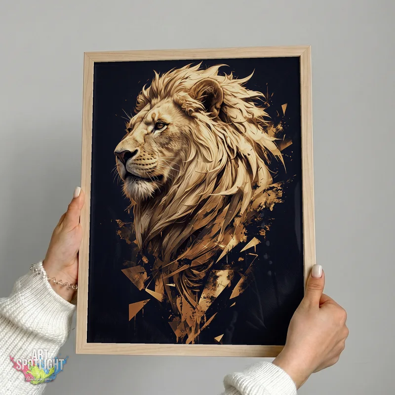 GOLDEN LION IN FRAGMENTS