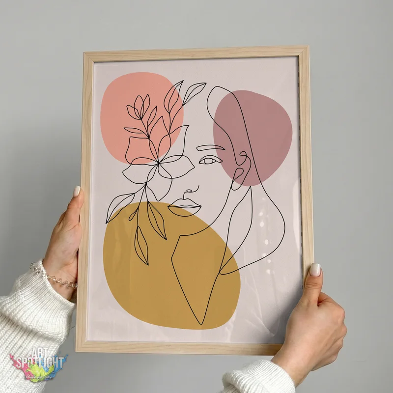 WOMAN WITH FLOWERS