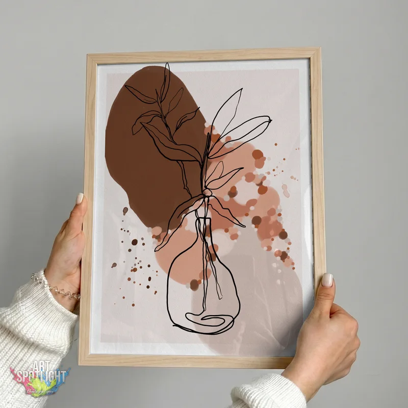 BOTANICAL STEMS IN A VASE