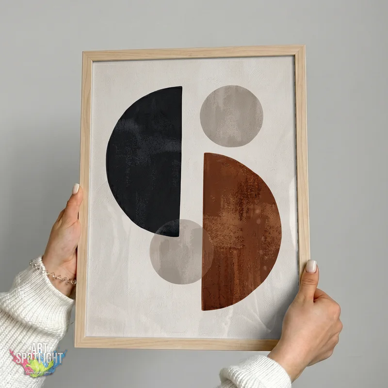 EARTH TONE GEOMETRIC SHAPES