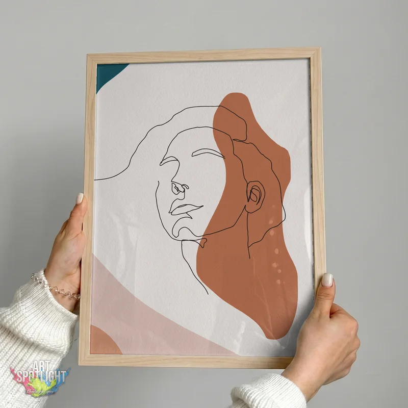 ABSTRACT LINE PORTRAIT