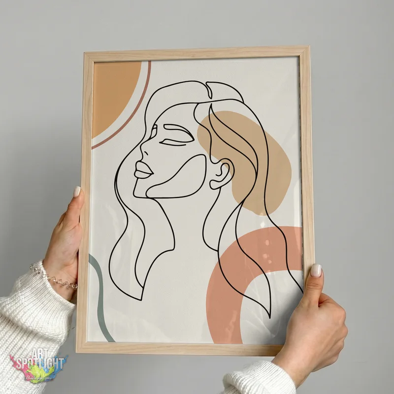 WOMAN IN PROFILE
