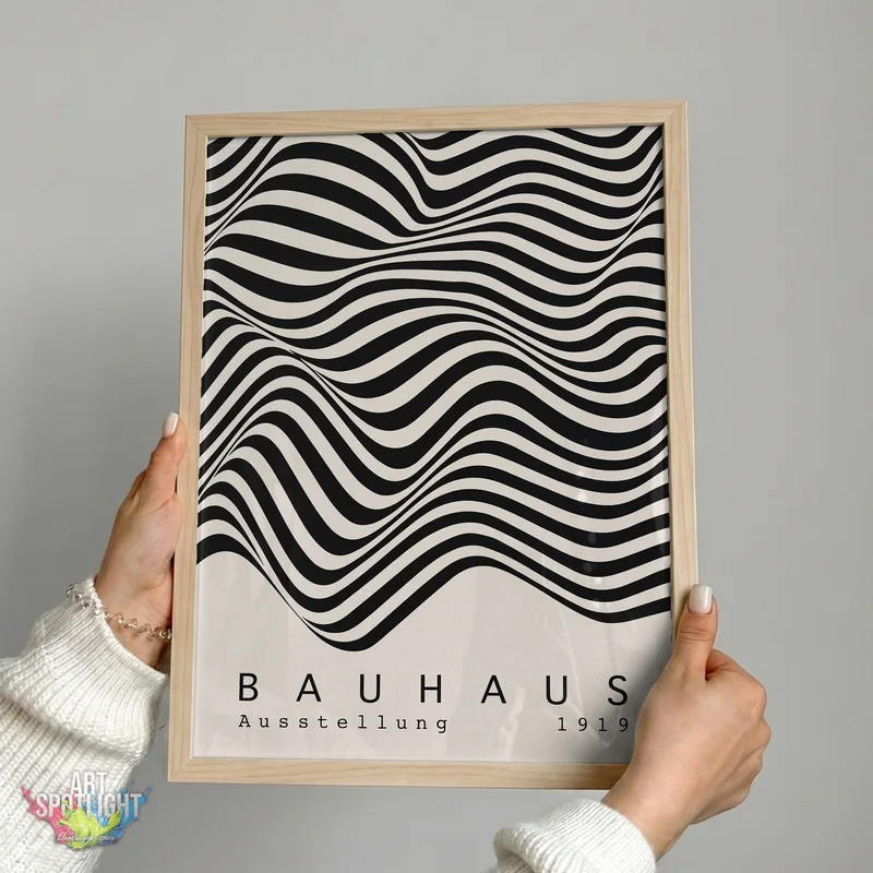 BLACK AND WHITE WAVES