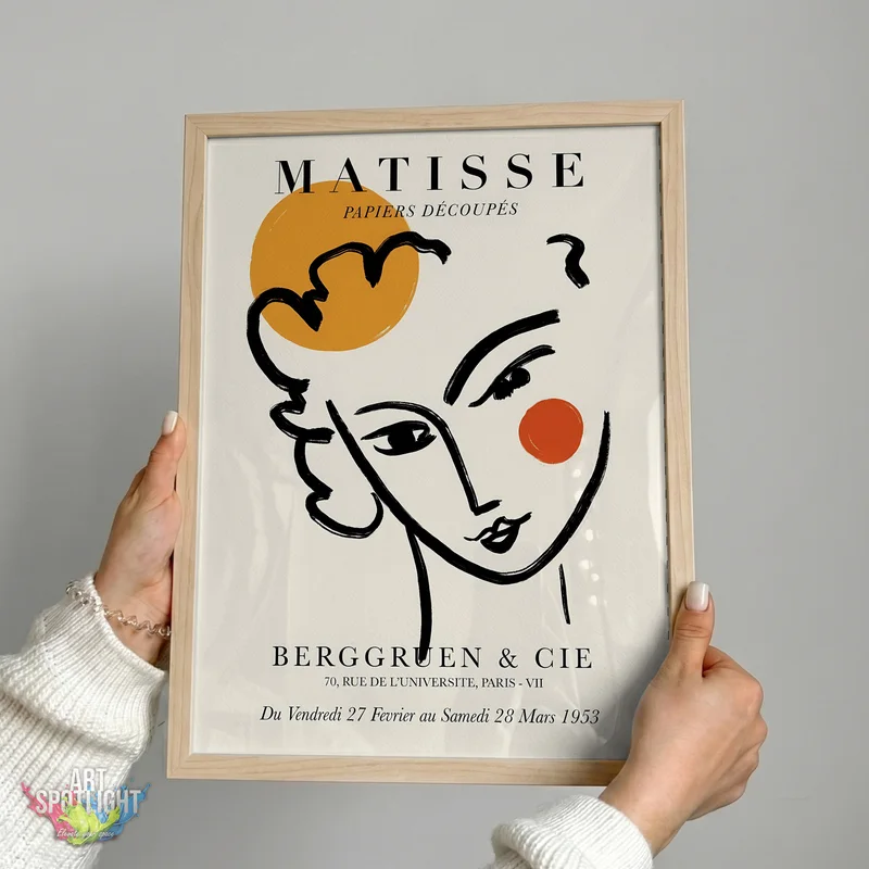 WOMAN WITH ORANGE CHEEK