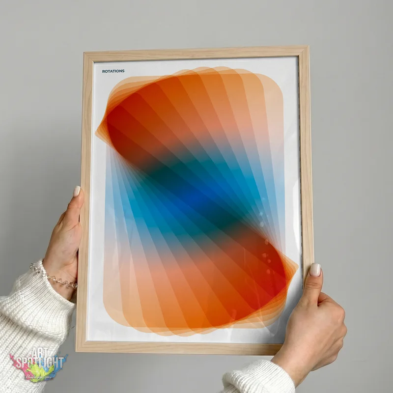 ORANGE AND BLUE ROTATIONS
