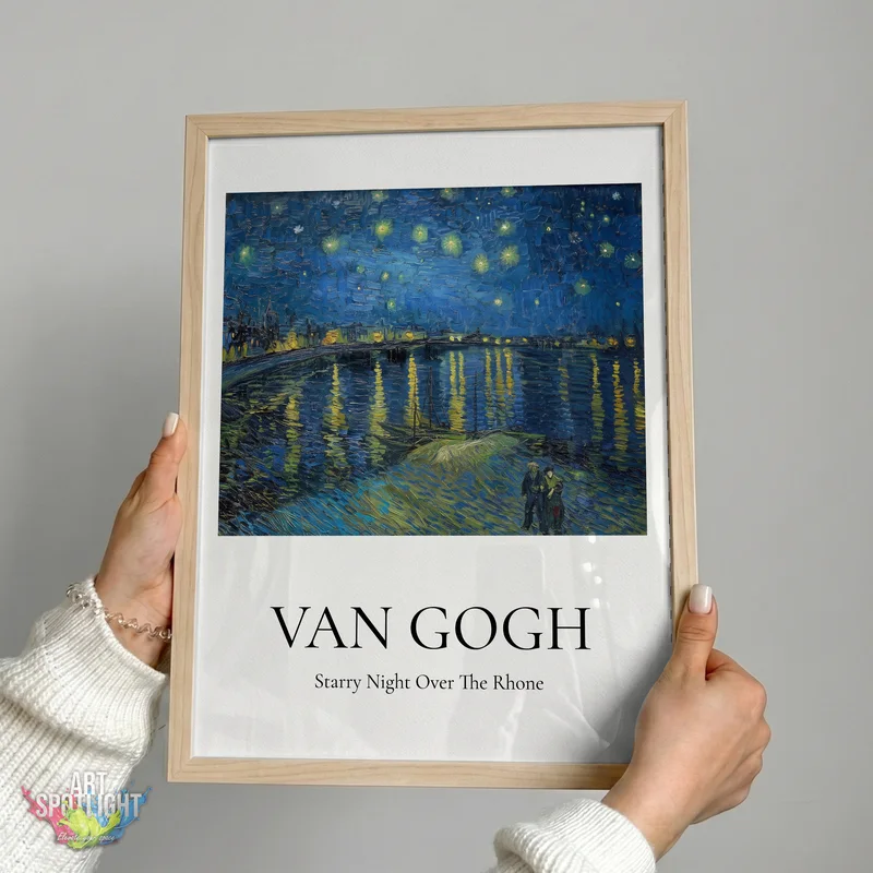 STARRY NIGHT OVER THE RHÔNE — VINCENT VAN GOGH