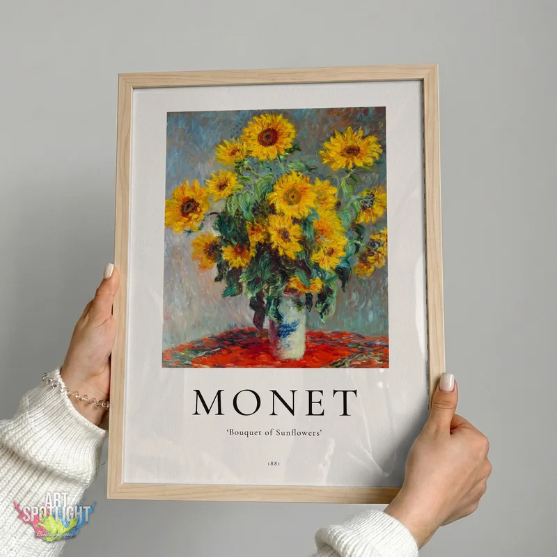 BOUQUET OF SUNFLOWERS — CLAUDE MONET