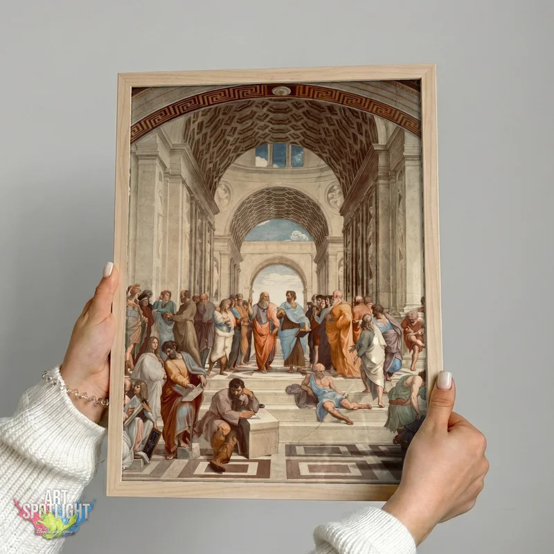 THE SCHOOL OF ATHENS BY RAPHAEL