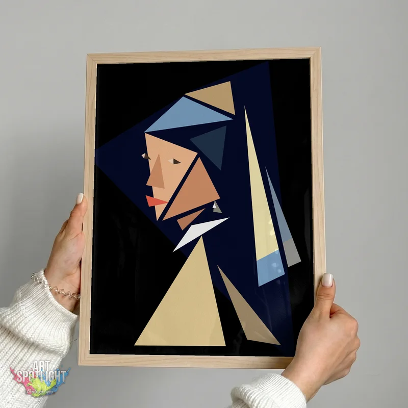 PORTRAIT IN MIDNIGHT TRIANGLES