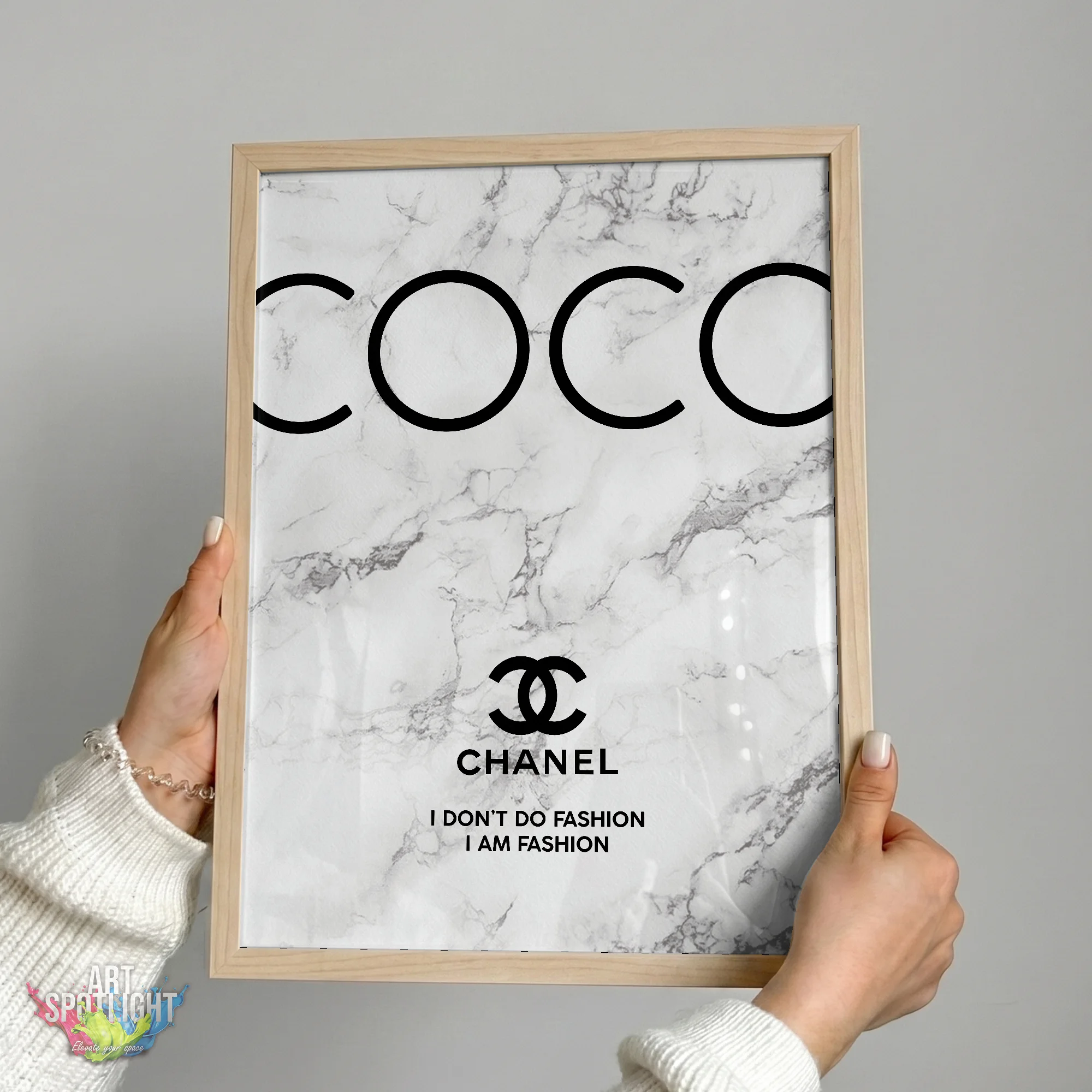 COCO CHANEL WHITE MARBLE