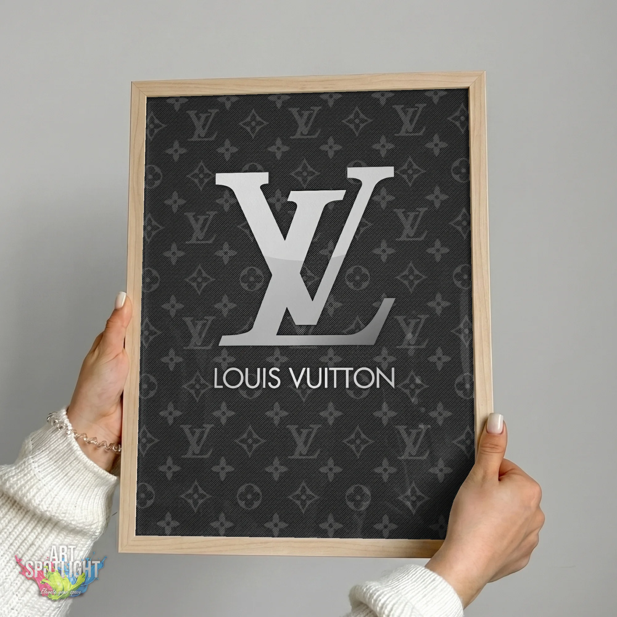 LOUIS VUITTON BLACK MONOGRAM