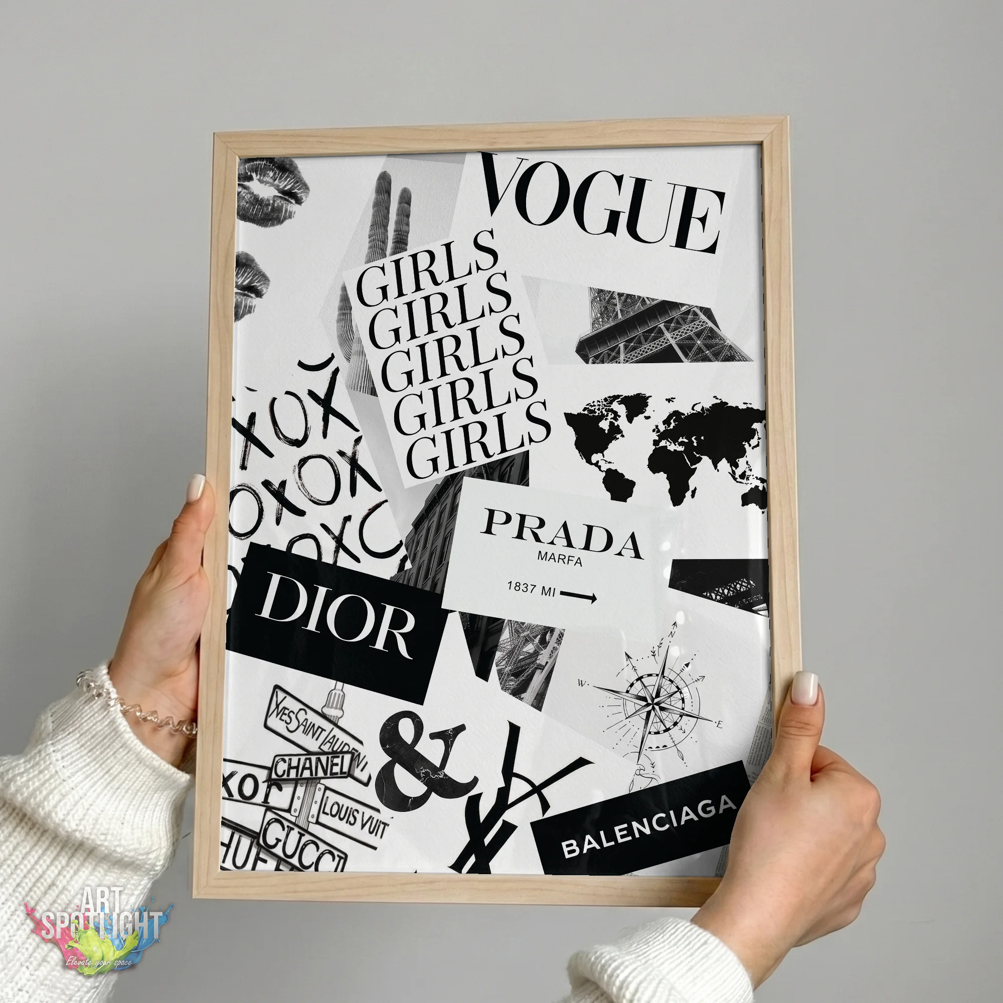 LUXURY FASHION COLLAGE