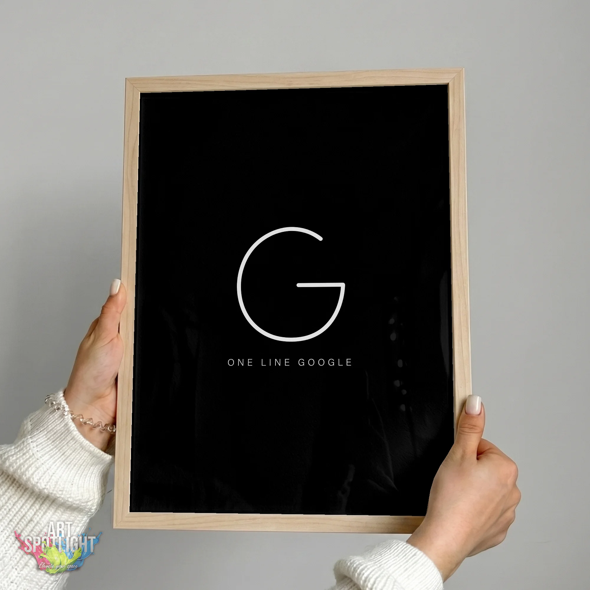 GOOGLE ONE LINE LOGO