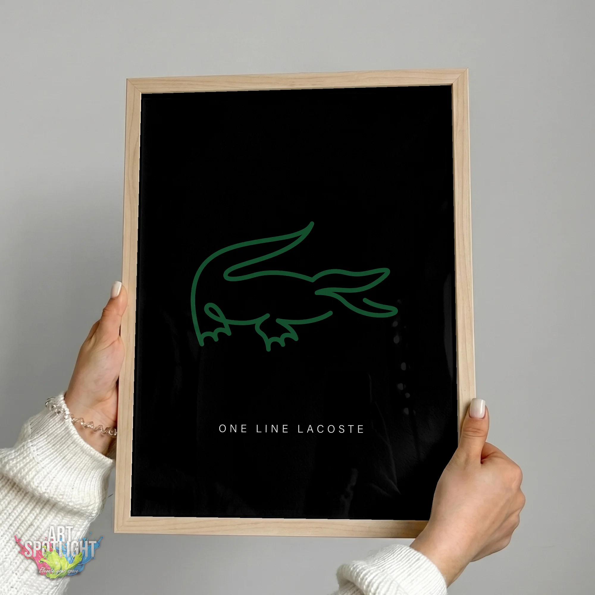 LACOSTE ONE LINE LOGO
