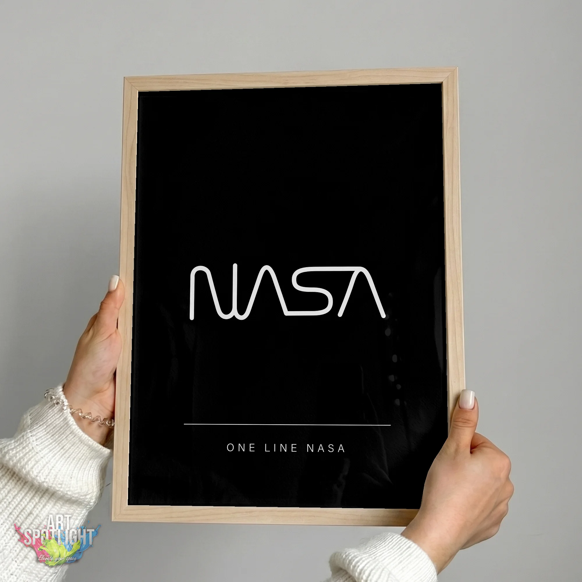NASA ONE LINE LOGO