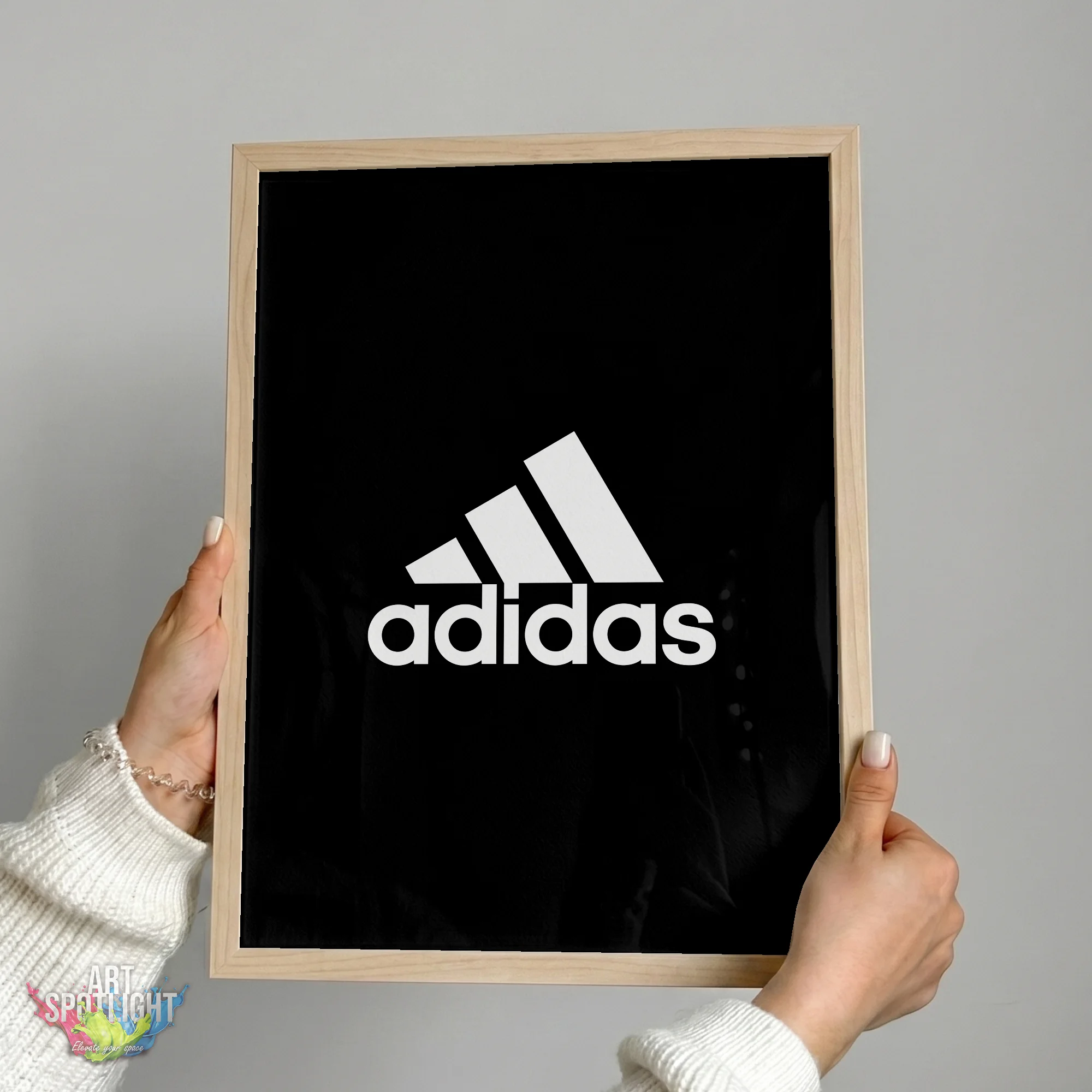 ADIDAS WHITE LOGO