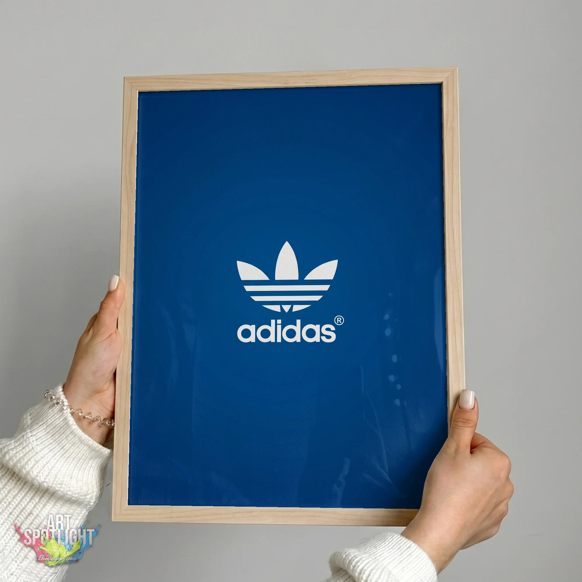 ADIDAS BLUE TREFOIL