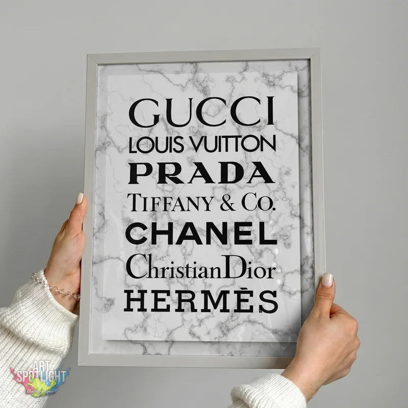 LUXURY FASHION WHITE MARBLE